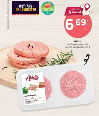 Coviran Aldelis Hambúrguesas De Pollo 320g oferta