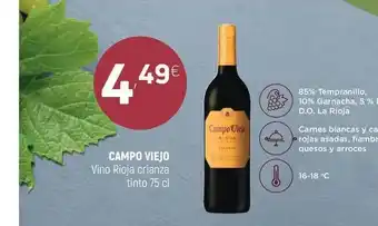 Coviran Campo Viejo Vino Rioja Crianza 75cl oferta