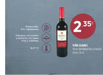 Coviran Viña Albali Vino Valdepeñas Crianza Tinto 75cl oferta