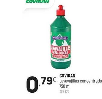 Coviran Coviran Lavavajillas Concentrado 750ml oferta