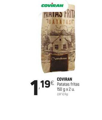 Coviran Coviran Patatas Fritas 150g x 2u oferta