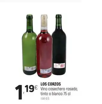 Coviran Los Crozos Vino Cosechero Rosado Tinto O Blanco 75cl oferta