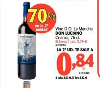 Alimerka Don Luciano Vino D.O. La Mancha Crianza, 75cl. oferta