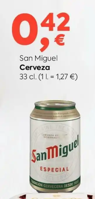 Suma Supermercados Cerveza San Miguel 33cl oferta