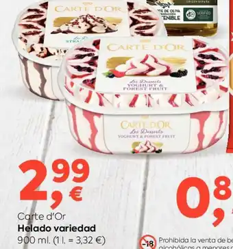 Carte d'Or Helado variedad 900ml