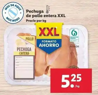 Lidl Pechuga de pollo entera XXL oferta