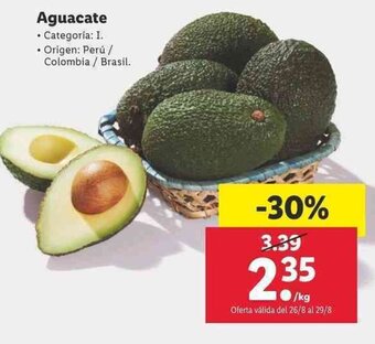 Lidl Aguacate oferta