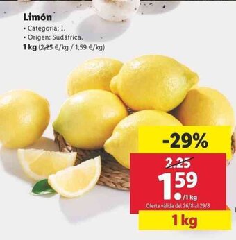 Lidl Limón 1kg oferta