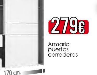 Atrapamuebles Armario con puertas correderas oferta