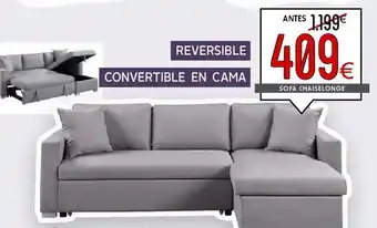 Atrapamuebles Chaise longue con cama oferta