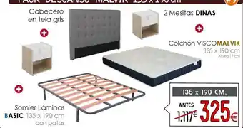 Atrapamuebles Cabecero oferta