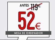 Atrapamuebles Mesa de ordenador oferta