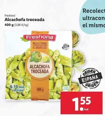 Lidl Freshona Alcachofa troceada 400g oferta