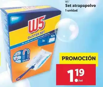 Lidl W5 Set atrapapolvo oferta