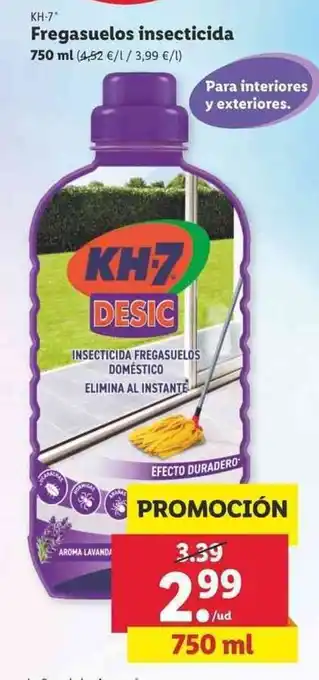 Lidl KH-7 Fregasuelos insecticida 750ml oferta
