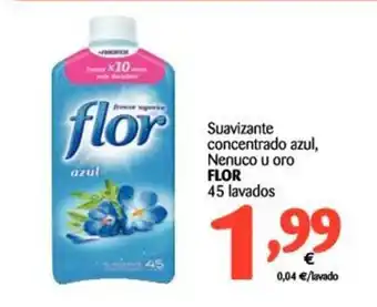Alimerka Flor Suavizante concentrado azul, Nenuco un oro 45 lavados oferta