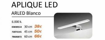 Distriplac Apliques blanco oferta