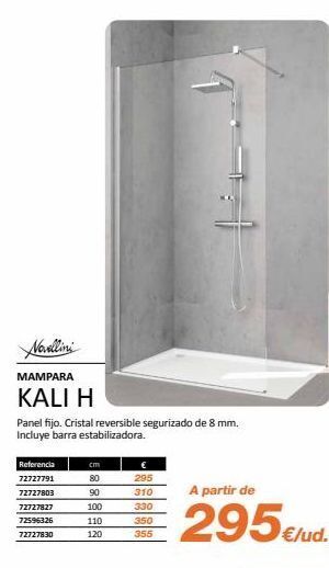 Distriplac Mampara de baño cristal oferta