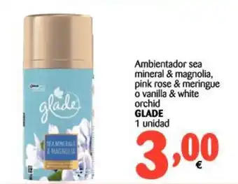 Alimerka Glade Ambientador sea mineral & magnolia, pink rose & meringue o vanilla & white orchid 1 unidad oferta