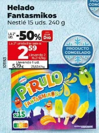 Dia Helados nestlé oferta