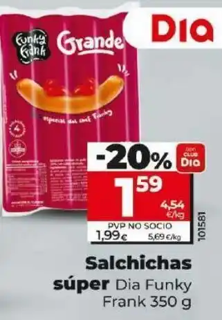 Dia Salchichas dia oferta