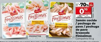 Dia Jamón cocido campofrío oferta