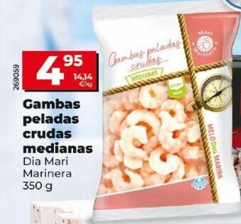 Dia Gambas peladas dia oferta