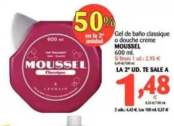 Alimerka Moussel Gel de baño classique o douche creme 600ml oferta
