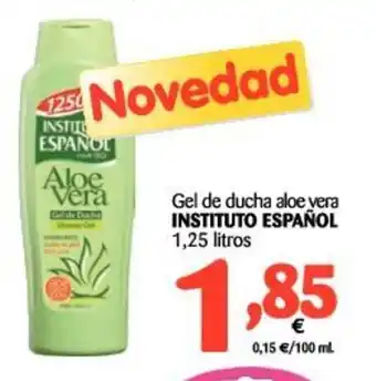 Alimerka Instituto Español Gel de ducha aloe vera 1,25 litros oferta