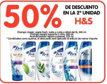 Alimerka H&S Champú y Acondicionador oferta