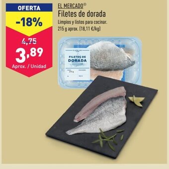 ALDI EL MERCADO Filetes de dorada oferta