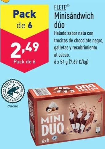 ALDI FLETEⓇ Minisándwich dúo oferta