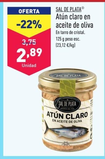 ALDI SAL DE PLATA Atún claro en aceite de oliva oferta