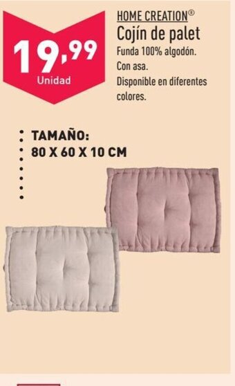 ALDI HOME CREATION Cojín de palet oferta