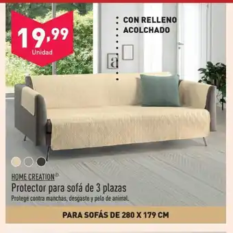 ALDI HOME CREATIONⓇ Protector para sofá de 3 plazas oferta