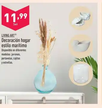 ALDI LIVING ART Decoración hogar estilo marítimo oferta