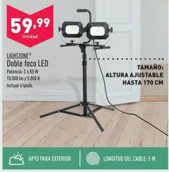 ALDI LIGHTZONEⓇ Doble foco LED oferta