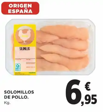 Hipercor SOLOMILLOS DE POLLO. Kg. oferta