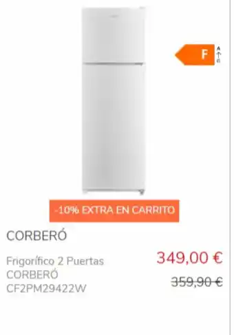 Conforama CORBERÓ Frigorífico 2 Puertas CORBERÓ oferta