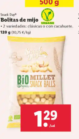 Lidl Snack Day® Bolitas de mijo oferta