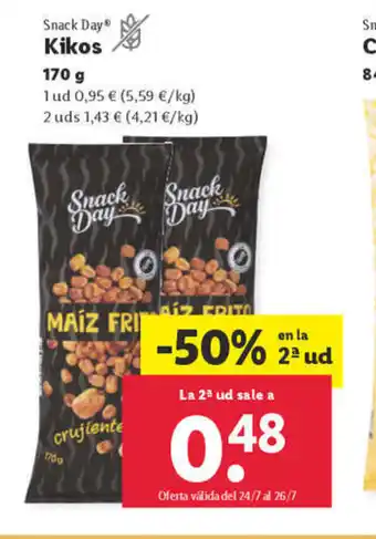 Lidl Snack DayⓇ Kikos oferta
