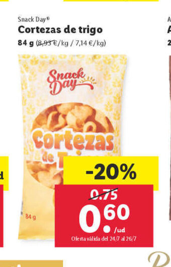 Lidl Snack Day® Cortezas de trigo oferta