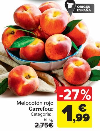 Carrefour Melocotón rojo carrefour oferta
