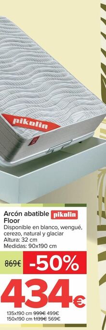 Carrefour Arcón abatible floor pikolin oferta