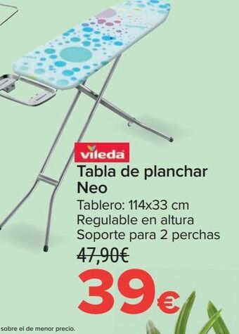 Carrefour Tabla de planchar neo vileda oferta