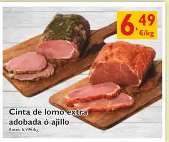 Supermercados La Despensa Cinta de lomo extra adobada ó ajillo oferta