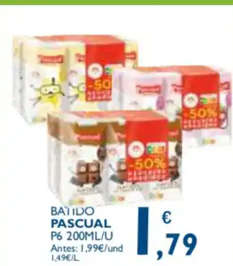 Supermercados La Despensa Batido Pascual P6 200ml/u oferta