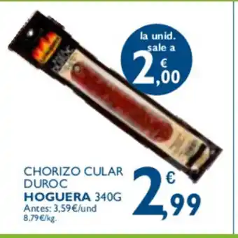 Supermercados La Despensa Hoguera Chorizo Cular Duroc 340g oferta