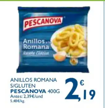 Supermercados La Despensa Pescanova Anillos Romana S/Gluten 400g oferta