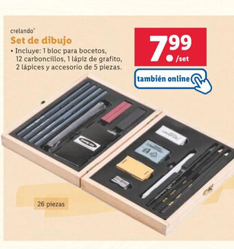 Lidl Set de dibujo oferta